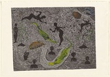 Artist: b'Booth, Solomon.' | Title: b'Karrum' | Date: 2001 | Technique: b'linocut, printed in colour, from one block'