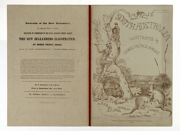 Artist: b'Angas, George French.' | Title: b'South Australia Illustrated, Part 9.' | Date: 1846-47 | Technique: b'lithograph, printed in colour, from multiple stones; varnish highlights by brush'