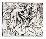 Artist: b'BOYD, Arthur' | Title: b'Birth of the Southern Cross.' | Date: 1962-63 | Technique: b'etching, printed in black ink, from one plate' | Copyright: b'Reproduced with permission of Bundanon Trust'