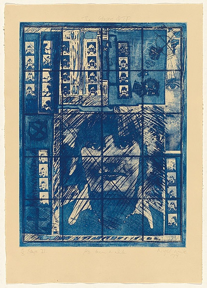 Title: The stages of T.P.: it's been a while | Date: 1979 | Technique: photo-etching, printed in colour, from multiple plates Title: The stages of T.P.: it's been a while | Date: 1979 | Technique: photo-etching, printed in colour, from multiple plates