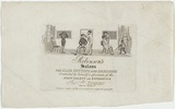 Artist: b'Carmichael, John.' | Title: bAdvertisement: Robinson's Saloon. | Date: 1835 | Technique: b'engraving, printed in black ink, from one plate'