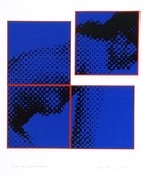 Artist: b'ROSE, David' | Title: b'Four part game' | Date: 1970 | Technique: b'screenprint, printed in colour, from four stencils'