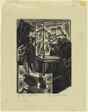 Artist: Rees, Ann Gillmore. | Title: Chinese interlude | Date: 1941 | Technique: wood-engraving, printed in black ink, from one block