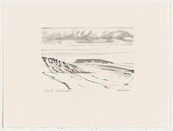 Artist: Elliott, Fred W. | Title: Casey Range | Date: 1997, February | Technique: photo-lithograph, printed in black ink, from one stone | Copyright: By courtesy of the artist
