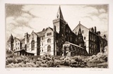 Artist: PLATT, Austin | Title: Convent of the Sacred Heart, Rose Bay | Date: 1936 | Technique: etching, printed in black ink, from one plate