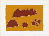 Artist: Carlton, Paddy. | Title: Yirrimbirrnga thon borroonoongoo | Date: 1997, July | Technique: screenprint, printed in colour, from multiple stencils