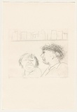 Title: Sydney 1 - Nicole and Ross | Date: 1982 | Technique: drypoint, printed in black ink, from one perspex plate