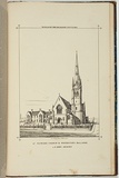 Title: St Patrick's church and presbytery, Ballarat, J.B. Denny, Architect. | Date: 1869 | Technique: lithograph, printed in black ink, from one stone