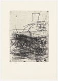 Artist: b'Tomescu, Aida.' | Title: b'Ardoise III' | Date: 2006 | Technique: b'soft-ground etching, printed in black ink, from one copper plate' | Copyright: b'\xc2\xa9 Aida Tomescu. Licensed by VISCOPY, Australia.'