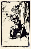 Artist: O'Connor, Vic. | Title: Winter sunshine | Date: 1949 | Technique: linocut, printed in black ink, from one block | Copyright: Reproduced with permission of the artist.