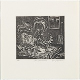 Artist: b'Gittoes, George.' | Title: b'San Francisco.' | Date: 1971 | Technique: b'etching, printed in black ink, from one plate'
