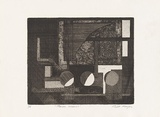 Artist: MEYER, Bill | Title: Three moons | Date: 1969 | Technique: line etching, aquatint and drypoint, printed in black ink, from one copper plate | Copyright: © Bill Meyer