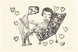 Artist: b'Allen, Davida' | Title: b'Chair' | Date: 1989 | Technique: b'lithograph, printed in black ink, from one stones'