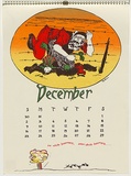 Artist: b'Goldacre, Lesley.' | Title: b'December' | Date: 1984 | Technique: b'screenprint, printed in colour, from multiple stencils'