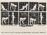 Artist: b'Manderson, Roland.' | Title: bTreatment, Canberra Youth Theatre's Troupe | Technique: b'screenprint, printed in black ink, from one stencil'