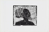 Artist: Gilbert, Kevin. | Title: Mabung. | Date: 1965 | Technique: linocut, printed in black ink, from one block