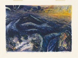 Artist: b'Robinson, William.' | Title: b'Creation series - Earth and Sea I' | Date: 1995 | Technique: b'lithograph, printed in colour, from mtultiple plates'