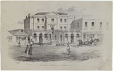 Artist: GILL, S.T. | Title: Mechanic's institution, Melbourne. | Date: 1855 | Technique: lithograph, printed in black ink, from one stone