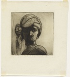 Artist: b'Dyson, Will.' | Title: b'Almost Sheik!' | Date: 1928 | Technique: b'etching, printed in warm black ink with plate-tone, from one plate'