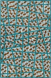 Artist: b'Alder, Alison.' | Title: b'Wrapping paper: Banksia' | Date: 1986 | Technique: b'screenprint, printed in colour, from three stencils'