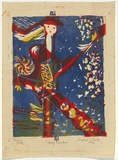 Artist: b'Cilento, Margaret.' | Title: b'Guy Fawkes.' | Date: 1954 | Technique: b'lithograph, printed in colour, from three stones [or plates]'