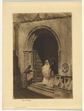 Artist: b'LINDSAY, Lionel' | Title: b'Ladies of Spain' | Date: 1919 | Technique: b'spirit-aquatint, printed in brown ink, from one plate' | Copyright: b'Courtesy of the National Library of Australia'