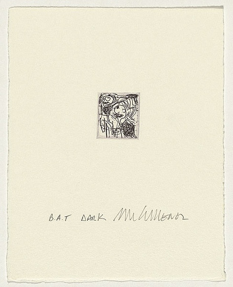 Artist: b'Cullen, Adam.' | Title: b'Dark' | Date: 2002 | Technique: b'etching, printed in black ink, from one plate'