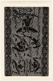 Artist: Mackie, Glen. | Title: Cult of the Brethren | Date: 2002 | Technique: linocut, printed in black ink, from one block