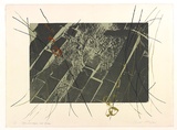 Artist: b'MEYER, Bill' | Title: b'Yerushalayim Shel Zahav [Jerusalem of gold].' | Date: 1981 | Technique: b'screenprint, printed in five colours, from four screens'