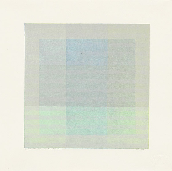 Artist: b'Kotai, Eveline.' | Title: b'3 x 3 x 3' | Date: 1998-99 | Technique: b'screenprint, printed in colour, from multiple stencils'