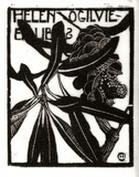 Artist: OGILVIE, Helen | Title: Bookplate: Helen Ogilvie | Date: c.1941 | Technique: wood-engraving, printed in black ink, from one block