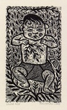 Artist: b'HANRAHAN, Barbara' | Title: b'Child' | Date: 1983 | Technique: b'wood-engraving, printed in black ink, from one block'