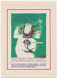 Artist: Ebsworth, Andrea. | Title: Radioaction, the students program [on] 3CCC | Date: 1985 | Technique: screenprint, printed in colour, from multiple stencils