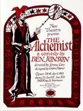 Artist: Shaw, Rod. | Title: The Alchemist, New Theatre, East Sydney [2]. | Date: 1982 | Technique: screenprint, printed in colour, from multiple stencils