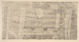 Artist: b'Kantilla, Kitty. (Kutuwalumi Purawarrumpatu).' | Title: b'not titled III [intersecting fine lines in triangular forms]' | Date: 2001, February - March | Technique: b'etching, printed in black ink, from one plate' | Copyright: b'\xc2\xa9 Kitty Kantilla and Jilamara Arts + Craft'