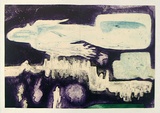 Artist: b'Gould, Strom.' | Title: b'Greeting card' | Date: c.1966 | Technique: b'relief-etching'