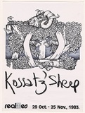 Title: bKossatz' sheep: Realities 29 Oct - 25 Nov 1983. | Date: 1983 | Technique: b'offset-lithograph, printed in black ink'