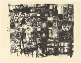 Artist: b'Halpern, Stacha.' | Title: b'not titled [Heads]' | Date: 1964 | Technique: b'lithograph, printed in black ink, from one stone'