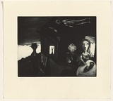 Artist: SHEAD, Garry | Title: Nightfall | Date: 1994-95 | Technique: etching and aquatint, printed in black ink, from one plate | Copyright: © Garry Shead