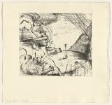 Artist: b'Shead, Garry.' | Title: b'Samson' | Technique: b'etching and aquatint, printed in black ink, from one plate' | Copyright: b'\xc2\xa9 Garry Shead'
