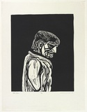 Artist: b'Counihan, Noel.' | Title: b'Old man.' | Date: 1978, August | Technique: b'linocut, printed in black ink, from one block'