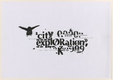 Artist: CIVIL, | Title: Not titled (city exploration). | Date: 2003 | Technique: stencil, printed in black ink, from one stencil