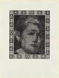 Artist: b'MADDOCK, Bea' | Title: b'Mirror ten' | Date: 1976, October | Technique: b'aquatint, photo-etching and aquatint, printed in black ink, from three plates'