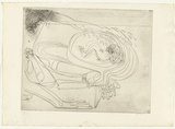 Artist: BOYD, Arthur | Title: Potter with wrist watch throwing. | Date: (1968-69) | Technique: etching, printed in black ink, from one plate | Copyright: Reproduced with permission of Bundanon Trust