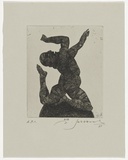 Artist: b'SELLBACH, Udo' | Title: b'Untitled' | Date: 1987 | Technique: b'etching, printed in black ink, from one copper plate'