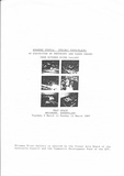 Nowhere Utopia: Uto (No) Topo (Place), A exhibition of photocopy and faxed images from Bitumen River Gallery.
