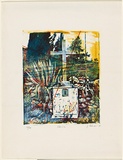 Title: Shrine | Date: 1978 | Technique: lithograph, printed in colour, from multiple stones