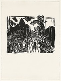 Artist: b'Connor, Kevin.' | Title: b'For New England' | Date: 1995 | Technique: b'linocut, printed in black ink, from one block'