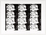 Artist: b'Church, Julia.' | Title: b'Lizard dresses.' | Date: 1988 | Technique: b'screenprint, printed in black ink, from one block'