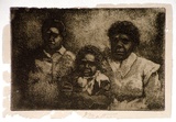 Artist: b'Mather, John.' | Title: b'Aboriginal family' | Date: (1905) | Technique: b'etching and aquatint, printed in brown ink with plate-tone, from one plate'